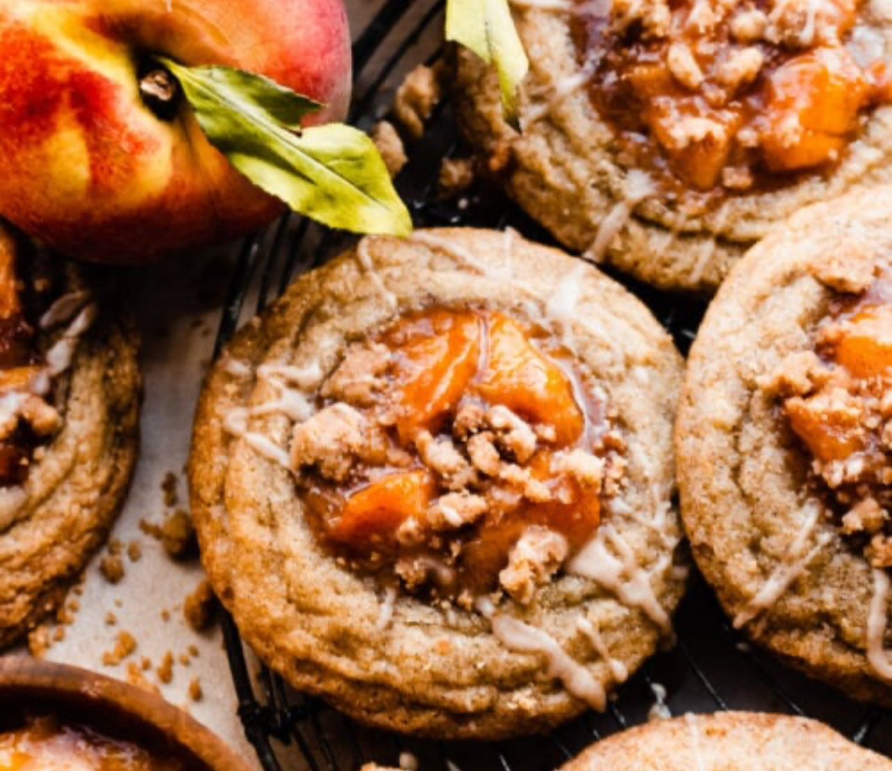 Peach Cobbler Cookies